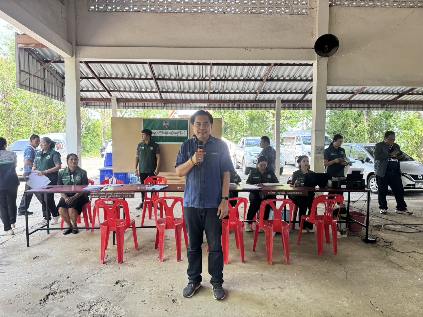 ลงพื้นที่จัดประชุมประชาคมในเขตพื้นที่อำเภอประโคนชัยและอำเภอพลับพลาชัย